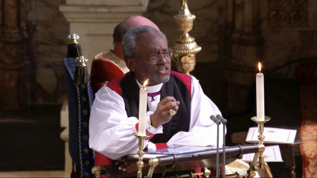 Bishop Michael Curry at Windsor.