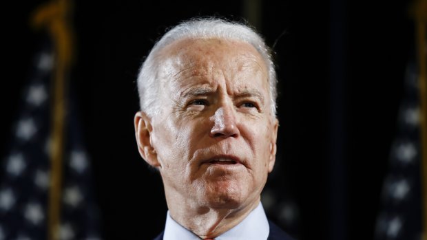 Joe Biden is running for president on a platform of law, order and healing.