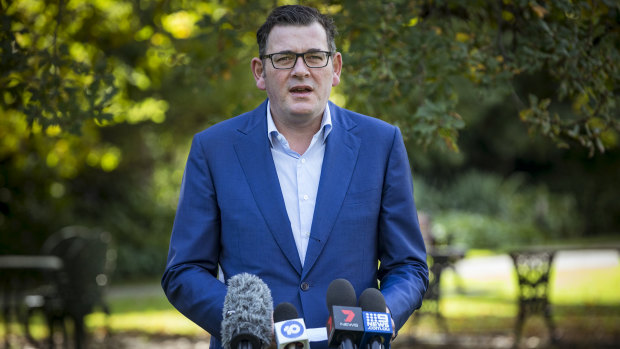 Premier Daniel Andrews on Monday.