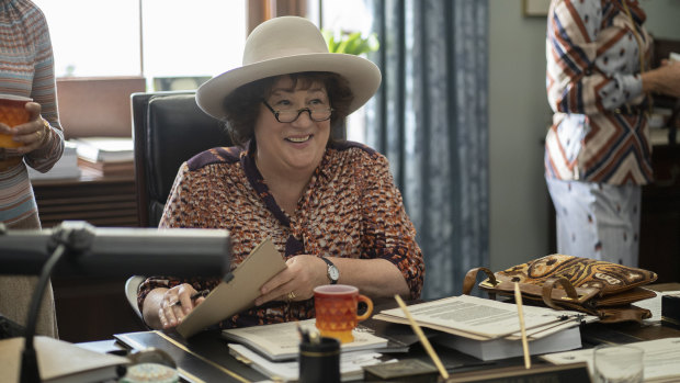 Margo Martindale as Bella Abzug in Mrs America.