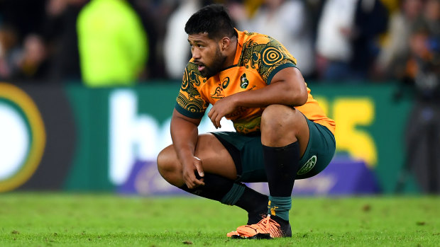 Folau Fainga’a (pictured) and Rob Leota were involved in an accidental collision at training last week.