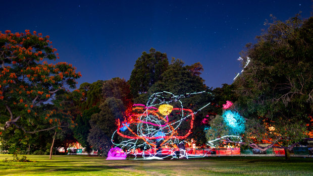 Botanica: Contemporary Art Outside has illuminated Brisbane's City Botanic Gardens.