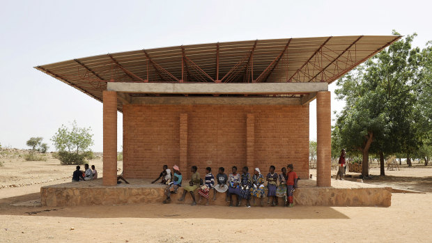 Francis Kere, Architecture Shapes Life, presented by NGV with Architecture Foundation Australia and the Futuna Lecture Series, Gando Primary School by Kéré Architecture, 