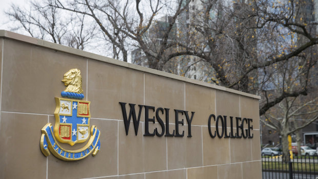 Wesley College is one of a number of non-government schools accessing the JobKeeper subsidy. 