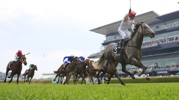 Kerrin McEvoy on Classique Legend wins The Everest last year.