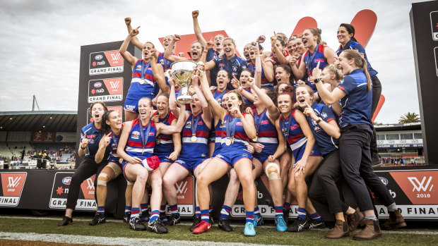 Western Bulldogs, AFLW premiers for 2018.