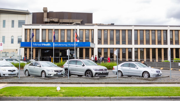 Dandenong Hospital in Melbourne’s south-east.