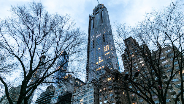Manhattan's most expensive home, the penthouse at 220 Central Park South, which was sold to Ken Griffin for $US238 million.