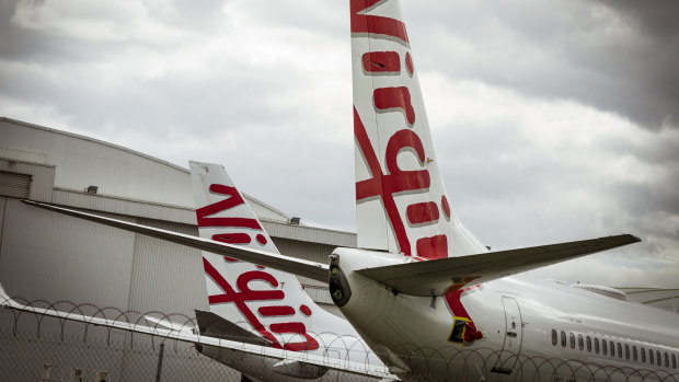 Virgin Australia leases about half its fleet. 