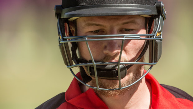 Cameron Bancroft playing in the Twenty20 in Darwin last month.