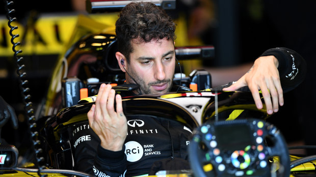 Daniel Ricciardo had a tough run in the first session.