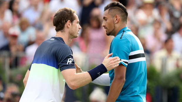 Andy Murray and Nick Kyrgios have long had a close relationship.