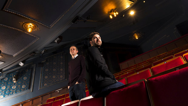 Brett Banakis, scenic supervisor of Harry Potter and the Cursed Child, and technical director Gary Beestone, have revamped the Princess Theatre for their show.