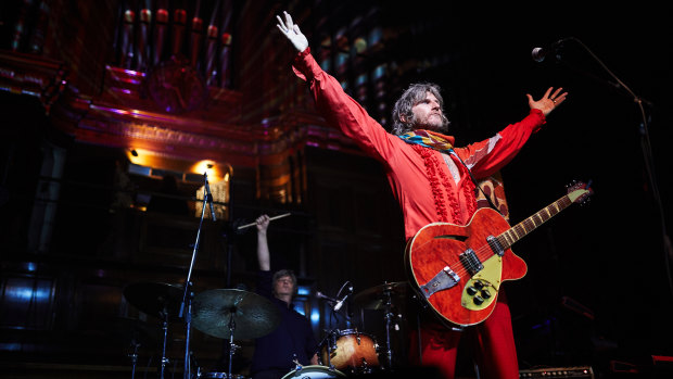 Tim Rogers performs with You Am I at the Melbourne Town Hall.
