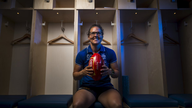 Inaugural North Melbourne Tasmania  Kangaroos AFLW captain Emma Kearney is optimistic about her team's chances.