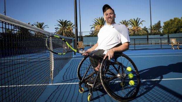 Dream fulfilled: Dylan Alcott is heading to Wimbledon.