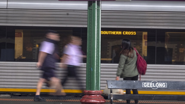 Geelong train trips have doubled in five years.