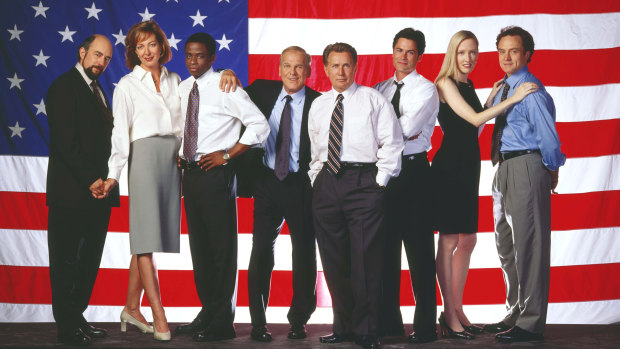The cast of The West Wing.