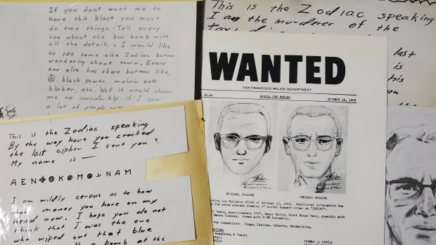 The coded letter was mailed to a San Francisco newspaper by the Zodiac serial killer in 1969.