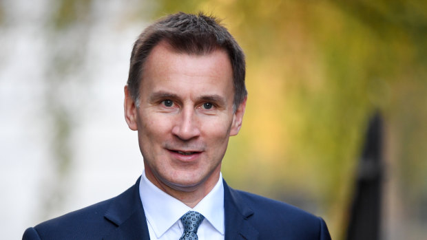 Jeremy Hunt, UK Foreign Secretary.