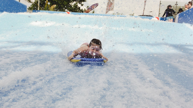 The closure of the waterslide has had an impact on visitor numbers.