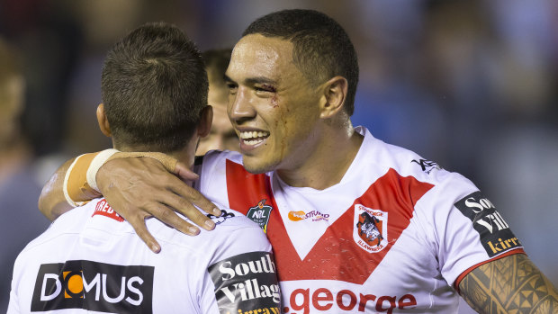 Certain starter: Tyson Frizell is a Blues incumbent and has been in great form for the Dragons.