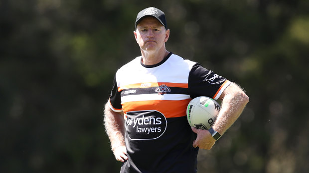 Two more years ... Michael Maguire will remain at the Wests Tigers until at least 2023.