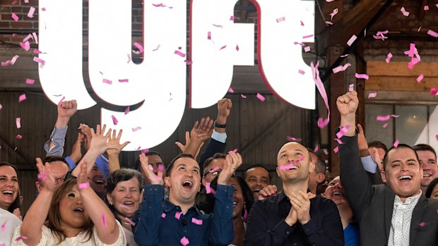 After a glittering debut, Lyft shares tumbled below its IPO price. 