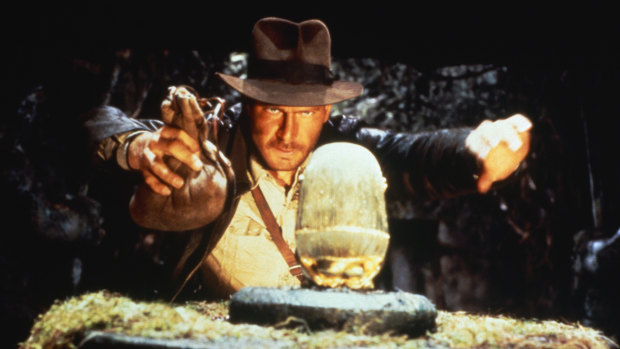 Harrison Ford as Indiana Jones in <i>Raiders of The Lost Ark</i>. 
