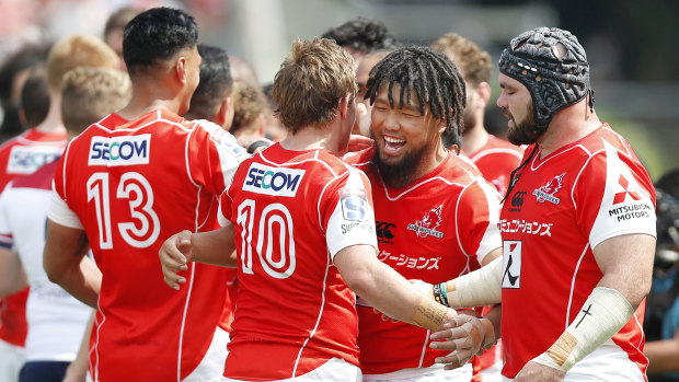 Comptetive: The Sunwolves are enjoying their best season yet in the Super competition.