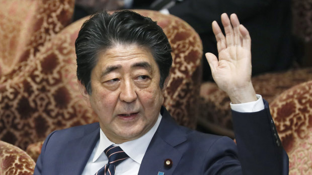 Japanese Prime Minister Shinzo Abe.