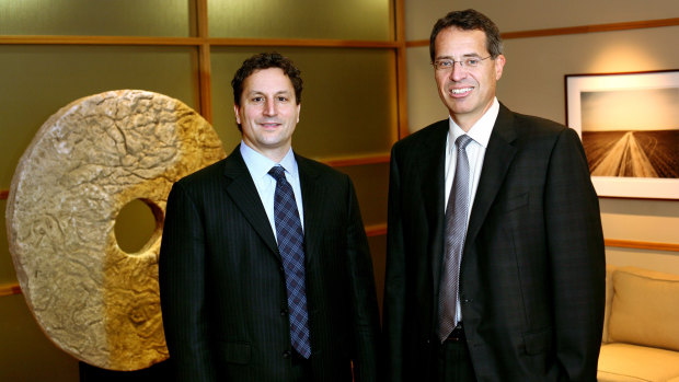 David G. Herro (left) and William C. Nygren, of Harris Associates.