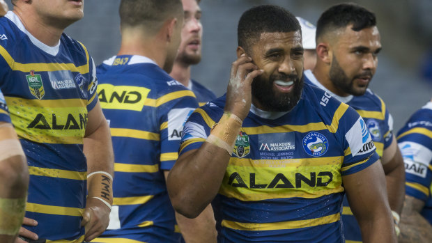 Not good enough: Jennings paid the price for the Eels' shocking run this season.