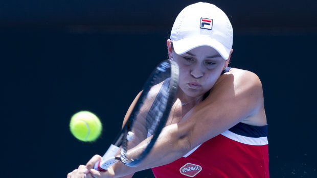Breakthrough: Ash Barty has rocketed up the rankings after returning to the tennis circuit. 