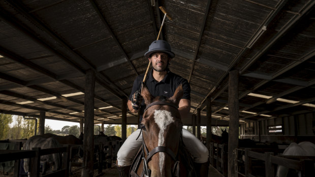 Tolga Kumova will host the polo at his 400-hectare farm near Daylesford.