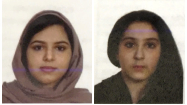 Saudi sisters Rotana, left, and Tala Farea were found dead in New York.