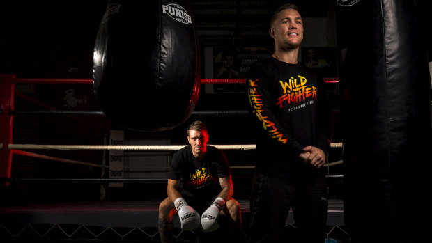 Will Tomlinson (right) is starting a new boxing promotion aimed at giving his boxers a better career, such as Jason Whateley (left).