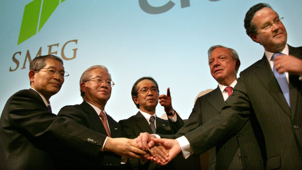 Steve Volk (second from right), advised the last three Citi CEOs.