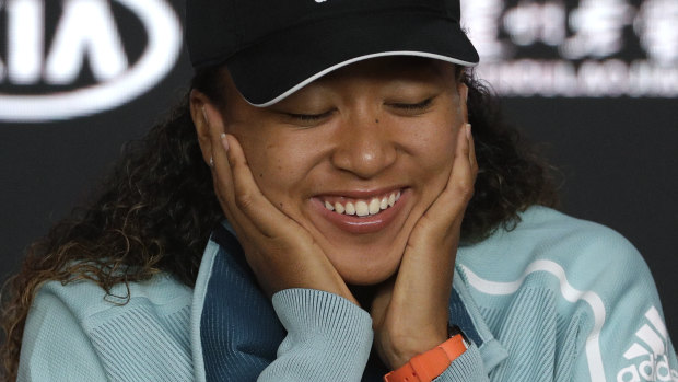 Smiling again: Naomi Osaka will be hoping for a drama-free final.