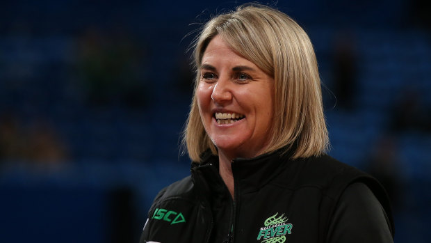 Stacey Marinkovich, coach of West Coast Fever, and now in charge of the national netball team, the Diamonds.  