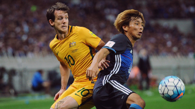 Opportunity: the Socceroos can go back-to-back at the Asian Cup, says Robbie Kruse (left).