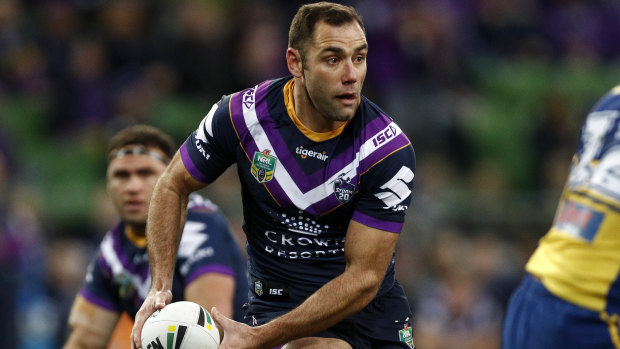 One more year: Cameron Smith will not be following in the footsteps of Johnathan Thurston and retiring this year.