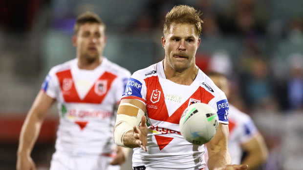 Jack de Belin and the other 11 Dragons players have one-game bans to serve over the next month.