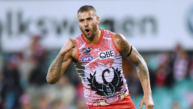 Star power: Lance Franklin is a ratings drawcard.