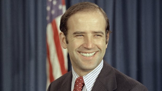 Joe Biden in 1972, then the newly-elected Democratic senator from Delaware.