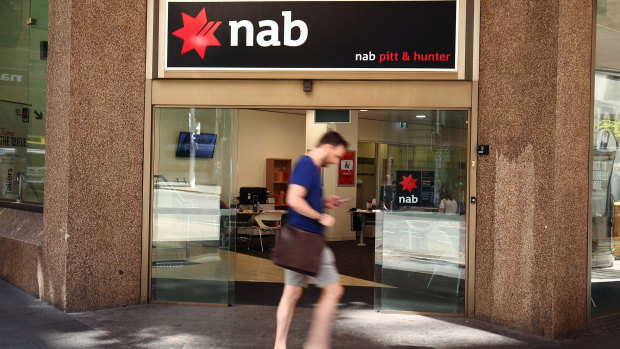 NAB's retail business suffered from the big banks' intense competition for customers.
