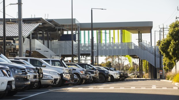 Cost blowouts are plaguing a plan to deliver extra car park spaces at railway stations.