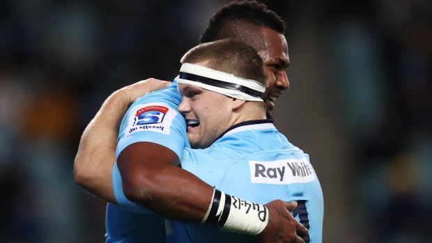 Straight shooter: Robertson hopes the Waratahs can go deep into the Super Rugby finals this season.