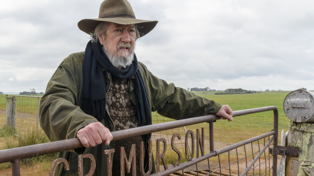 Michael Caton in Rams, which is being filmed in Mount Barker, in WA's Great Southern. 