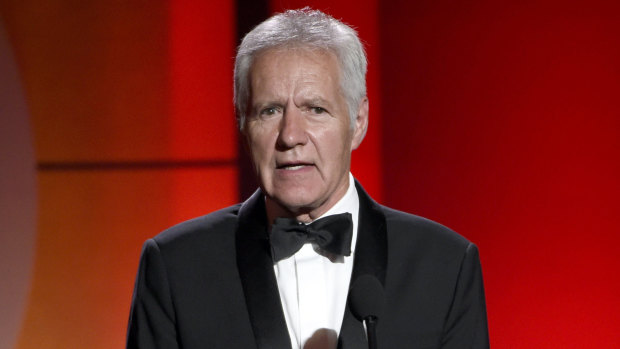 Alex Trebek at the 44th annual Daytime Emmy Awards in 2017. Trebek has announced he's been diagnosed with advanced pancreatic cancer.